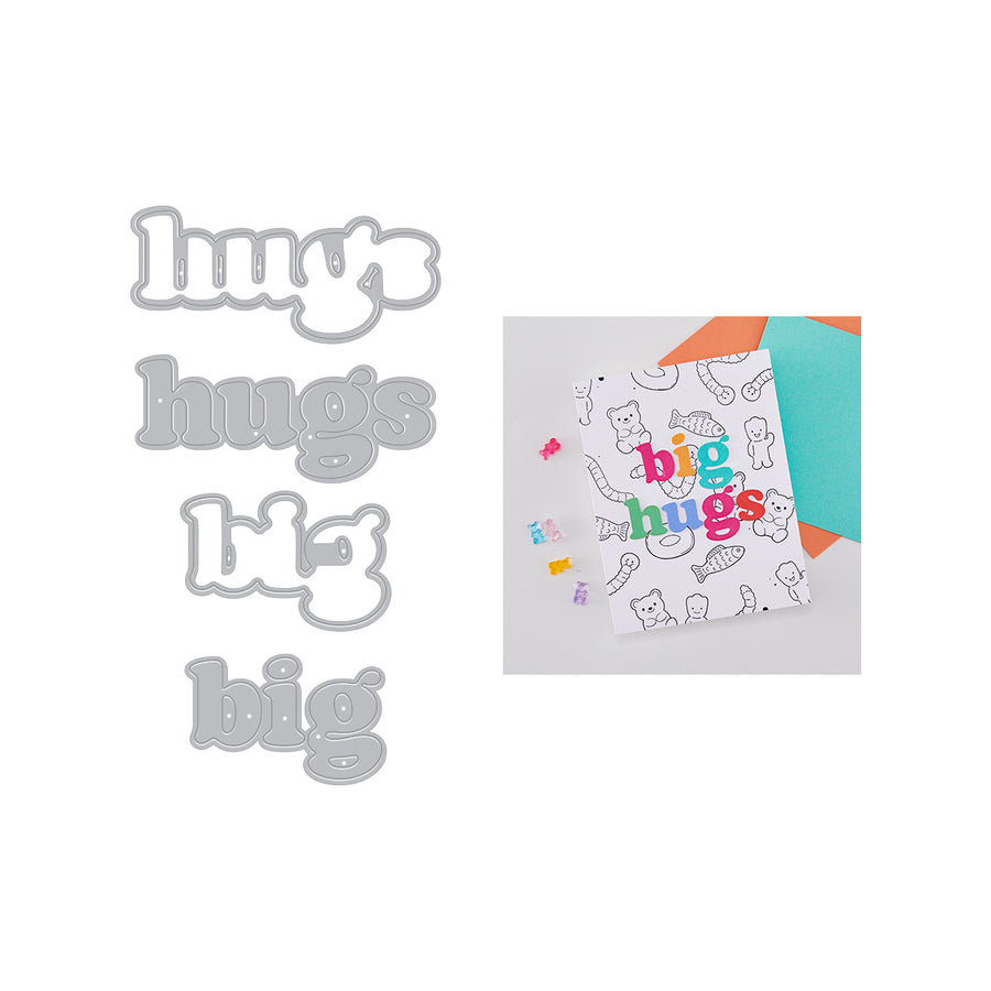 Hero Arts - Big Hugs Die Set by Hero Arts + Carly Tee