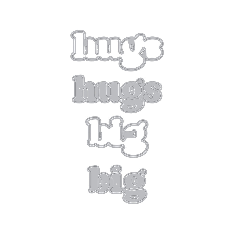 Hero Arts - Big Hugs Die Set by Hero Arts + Carly Tee