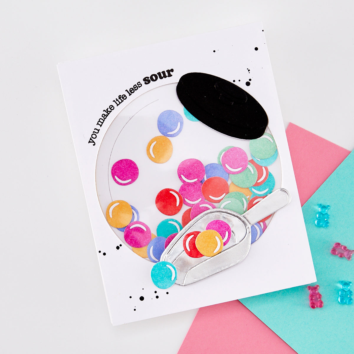 Hero Arts - Penny Candy Jar Die Set by Hero Arts + Carly Tee