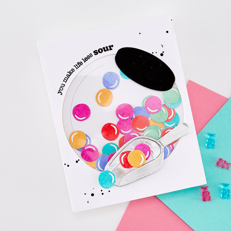 Hero Arts - Penny Candy Jar Die Set by Hero Arts + Carly Tee