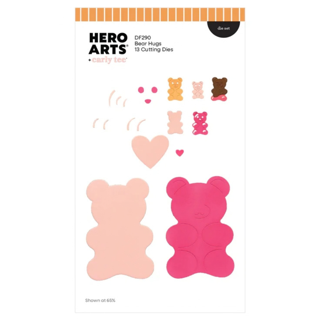 Hero Arts - Bear Hugs Die Set by Hero Arts + Carly Tee