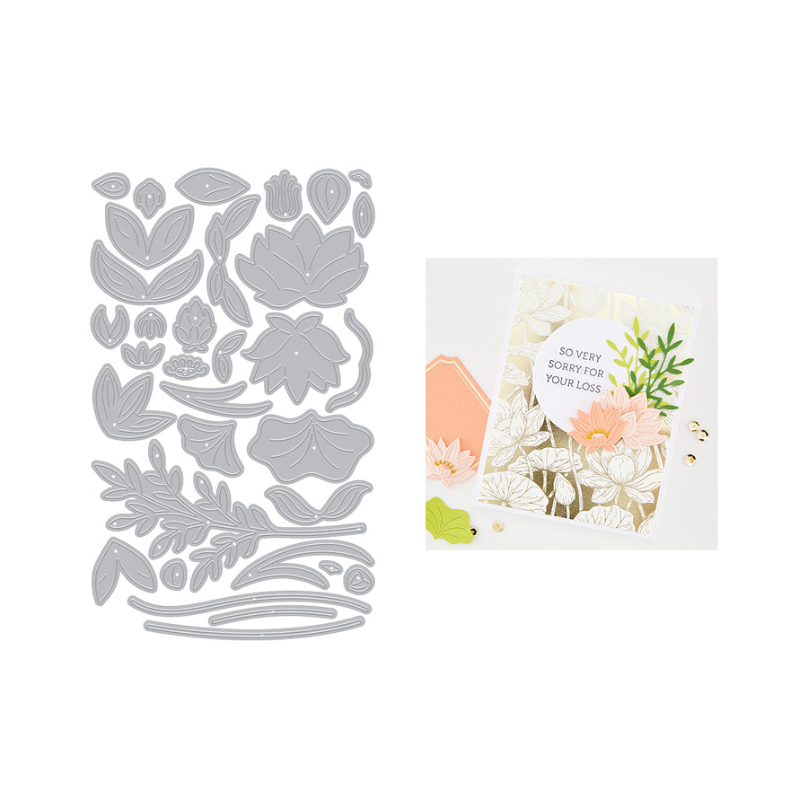 Hero Arts - Lotus Flower Die Set