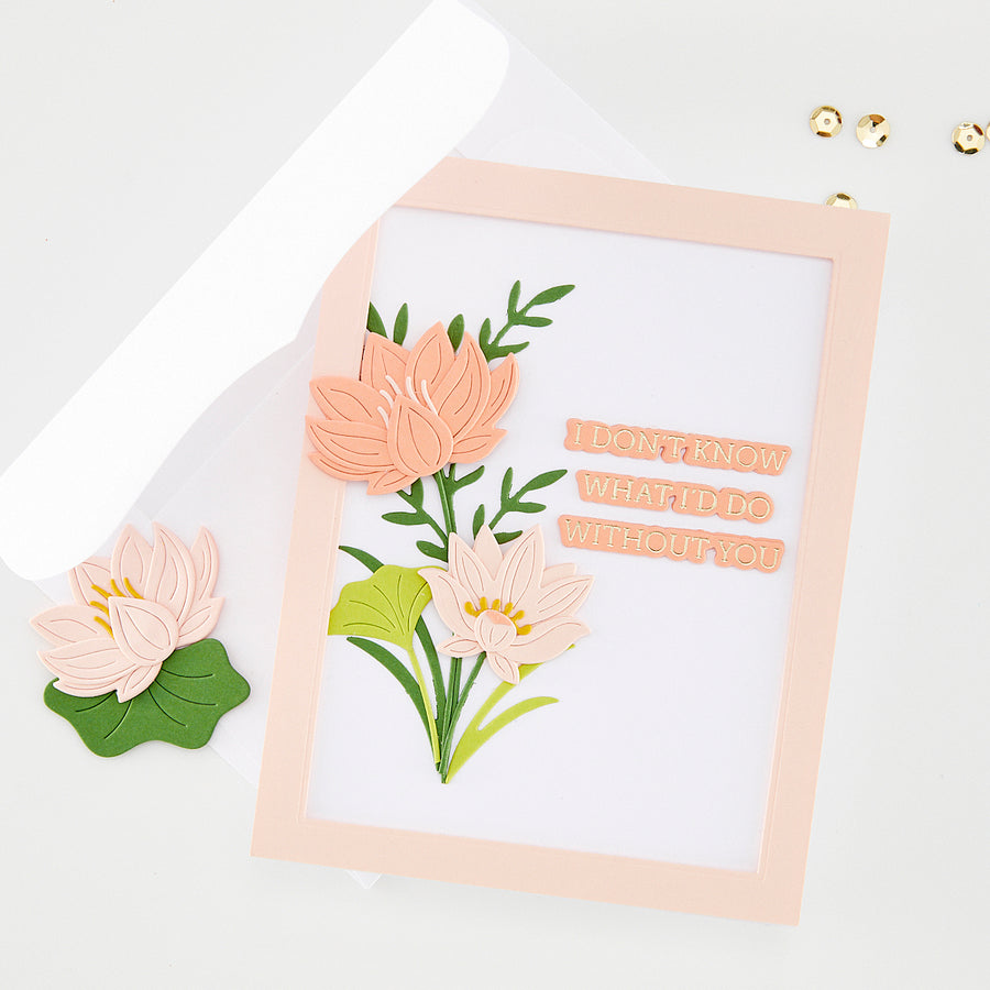 Hero Arts - Lotus Flower Die Set