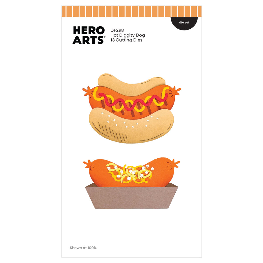 Hero Arts - Hot Diggity Dog Die Set