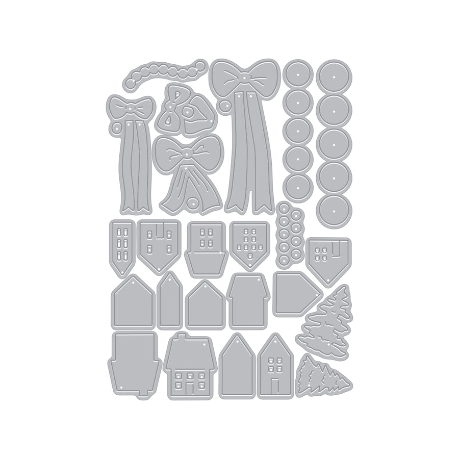 Hero Arts - Winter Wreath Accessories Die Set