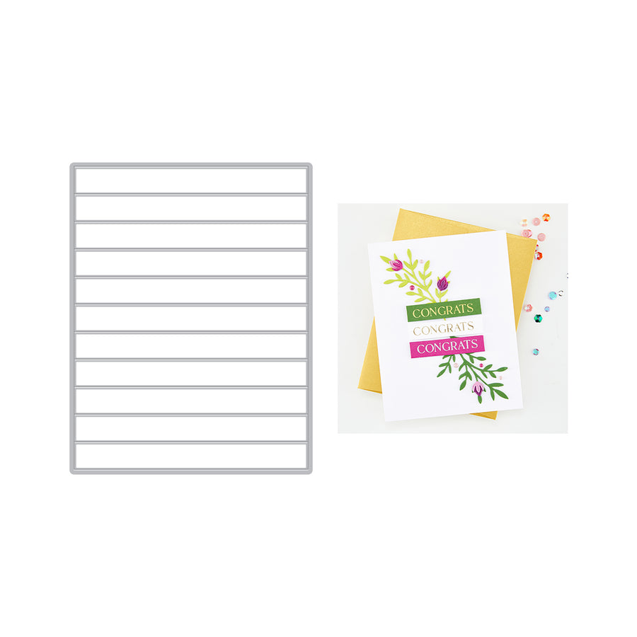 Hero Arts - Sentiment Strips XL Die