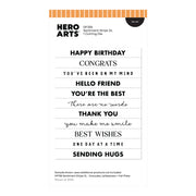 Hero Arts - Say It With Style Letterpress & Foil and Die Bundle