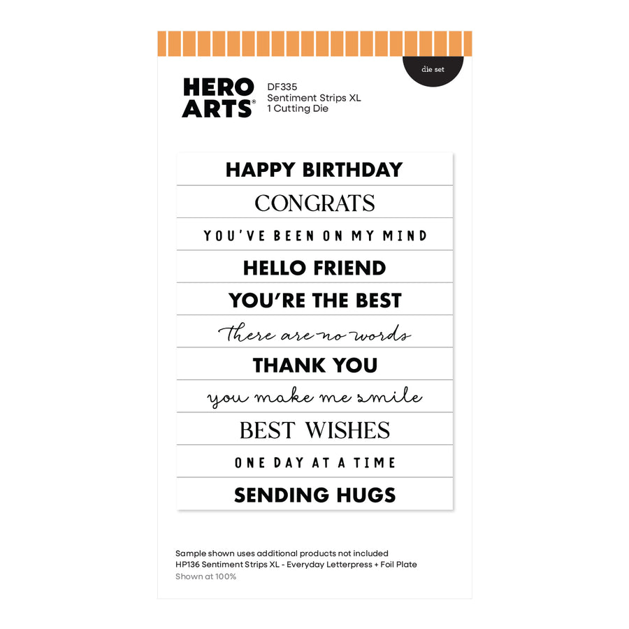 Hero Arts - Say It With Style Letterpress & Foil and Die Bundle