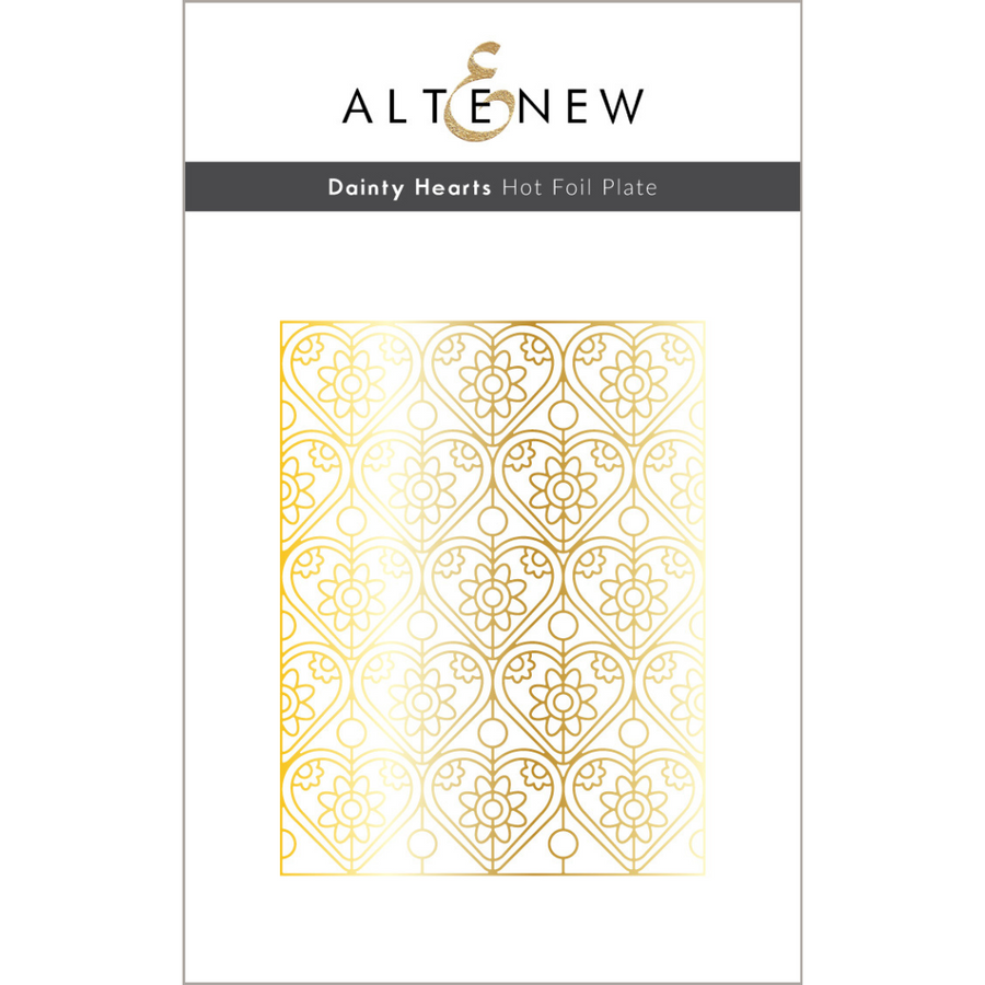 Altenew - Dainty Hearts Hot Foil Plate