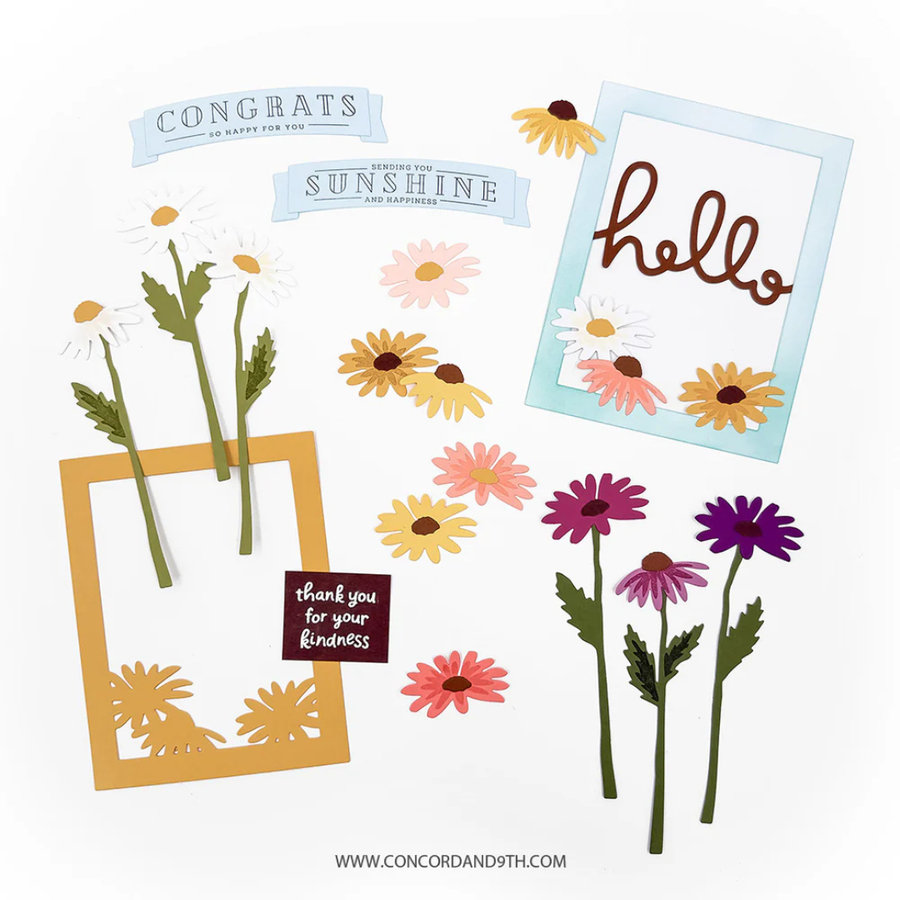 (PRE-ORDER) Concord & 9th - Daisy Delight Stamp Set