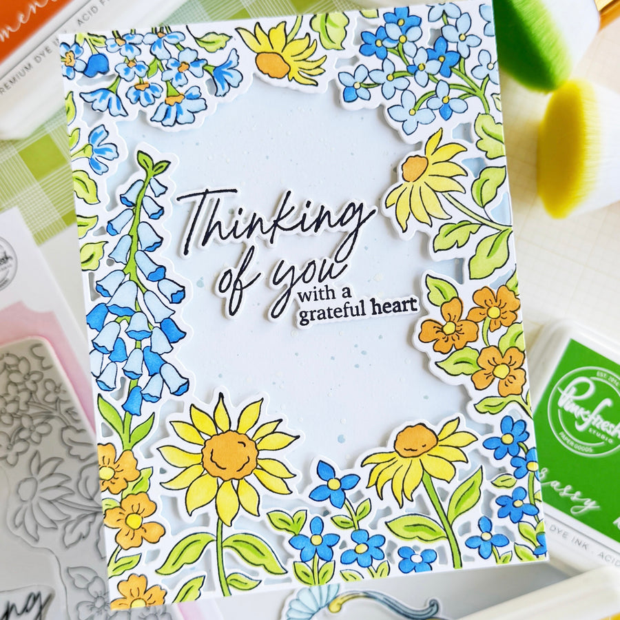 Pinkfresh Studio - Sunlit Garden Stencils