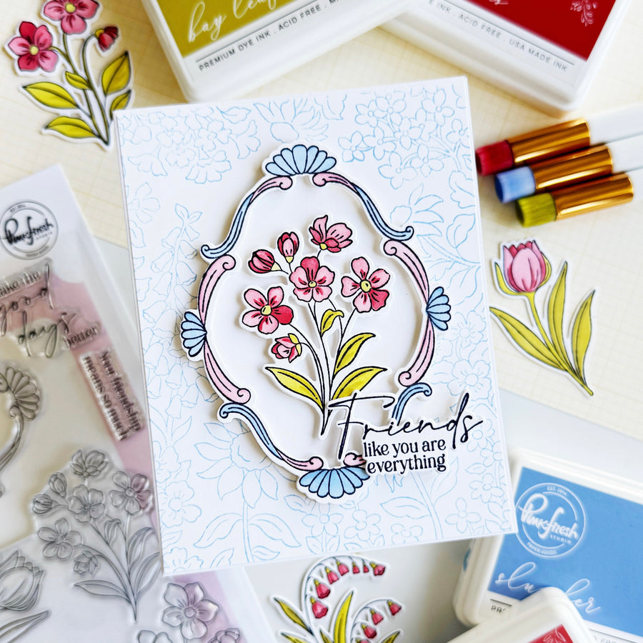 Pinkfresh Studio - Sunlit Garden Cling Stamps