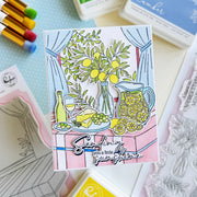 Pinkfresh Studio - Sunlit Table Cling Stamp