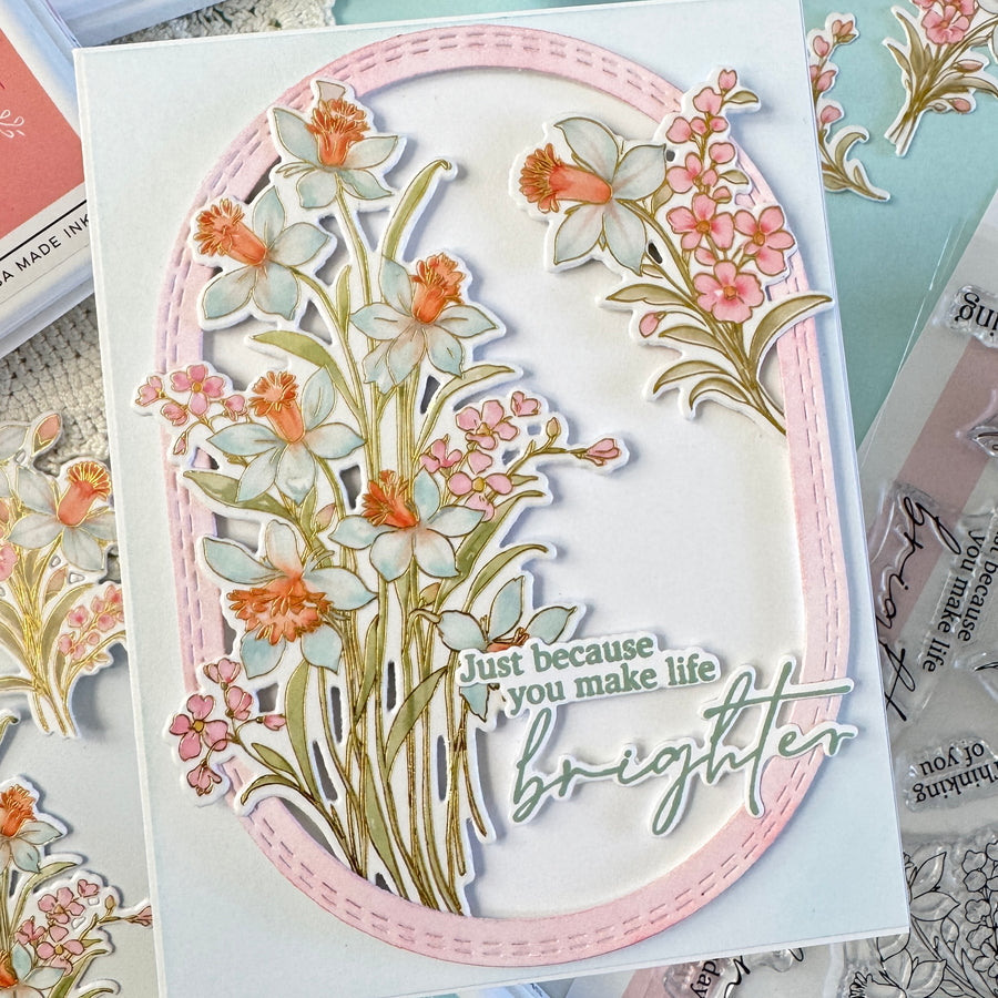 Pinkfresh Studio - Whispering Daffodils Stamps