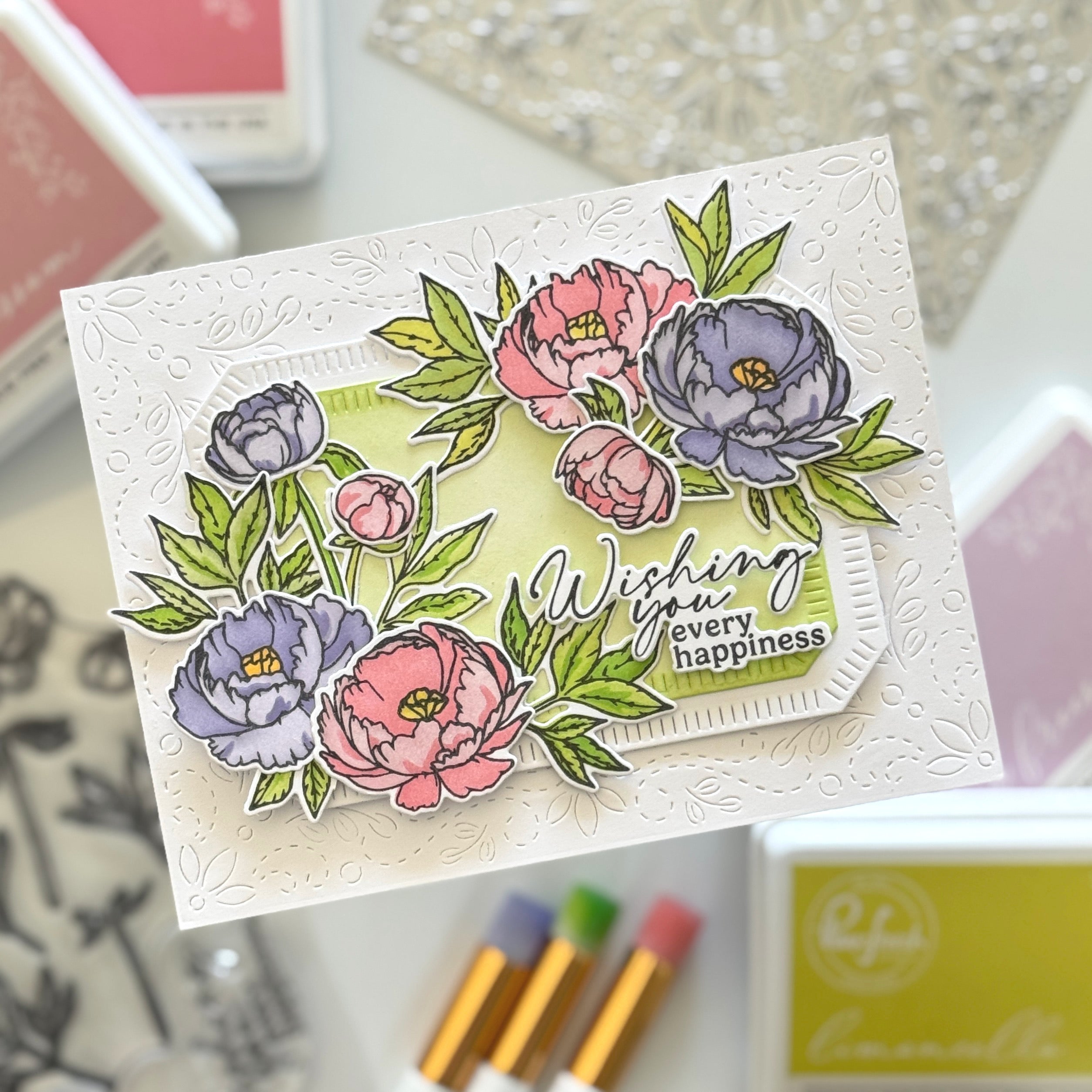 Pinkfresh Studio - Blushing Blooms Dies