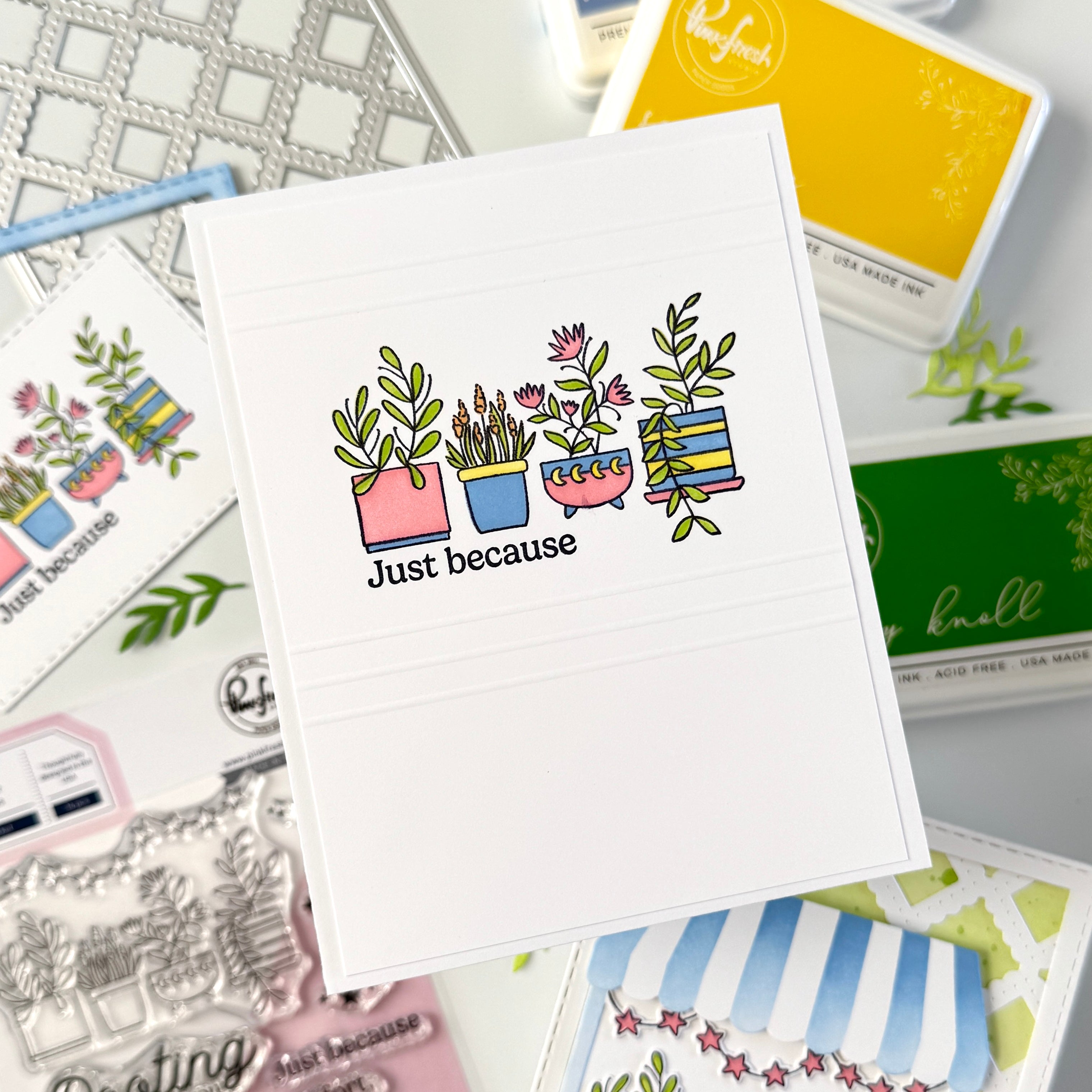 Pinkfresh Studio - Flower Market Stamps