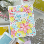 Pinkfresh Studio - Whispers of Poinsettia Stencils