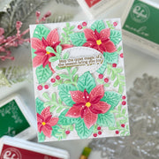 Pinkfresh Studio - Whispers of Poinsettia Stencils
