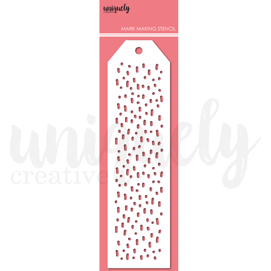 Uniquely Creative - Dash Mini Mark Making Stencil