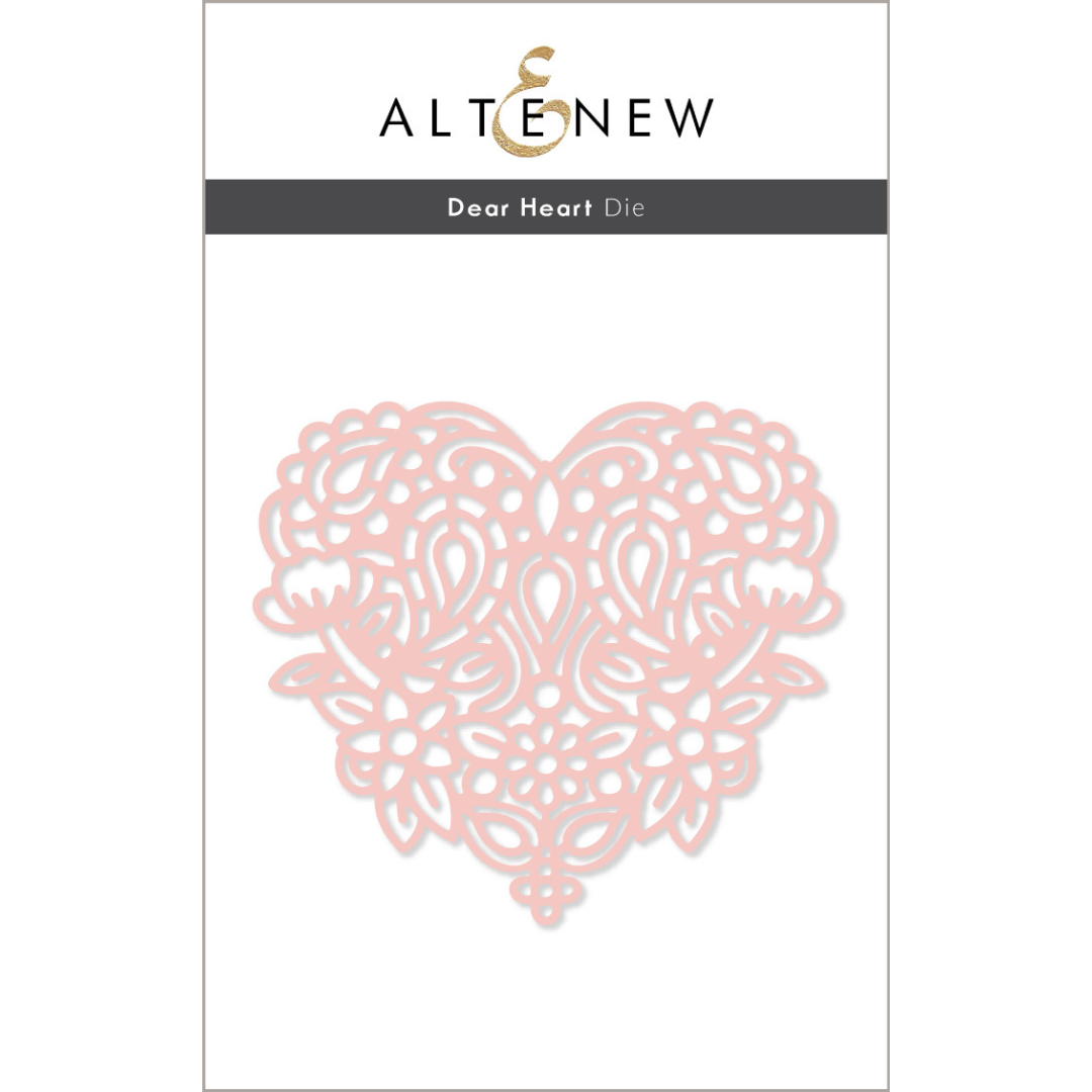 Altenew - Dear Heart Die – 3 Wise Crafters