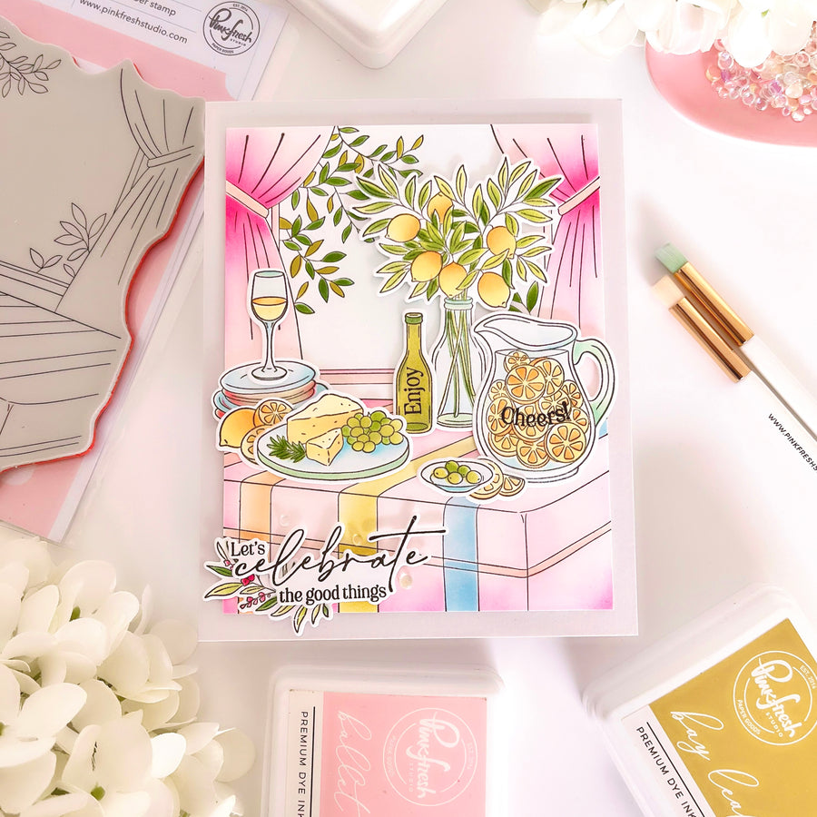 Pinkfresh Studio - Sunlit Table Cling Stamp