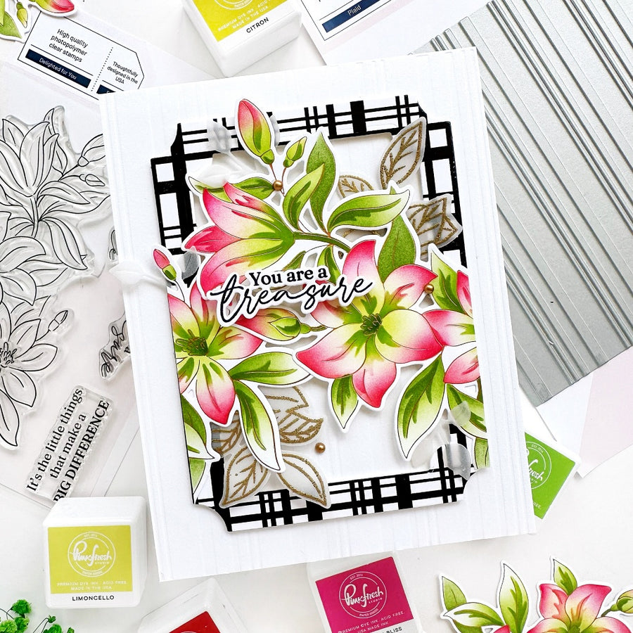 Pinkfresh Studio - Delighted For You Stamp Set
