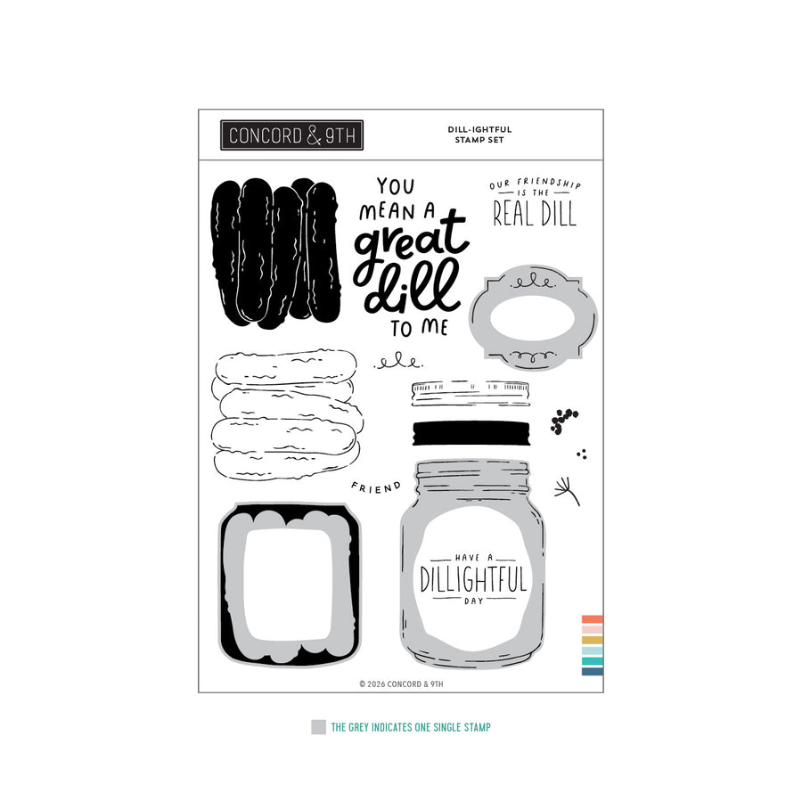 Concord & 9th - Dill-ightful Stamp Set