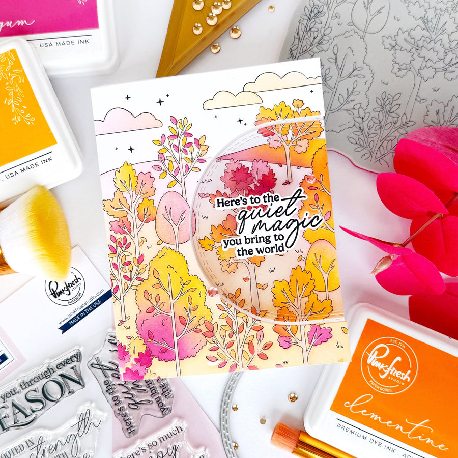 Pinkfresh Studio - Dreamer's Forest Stencils