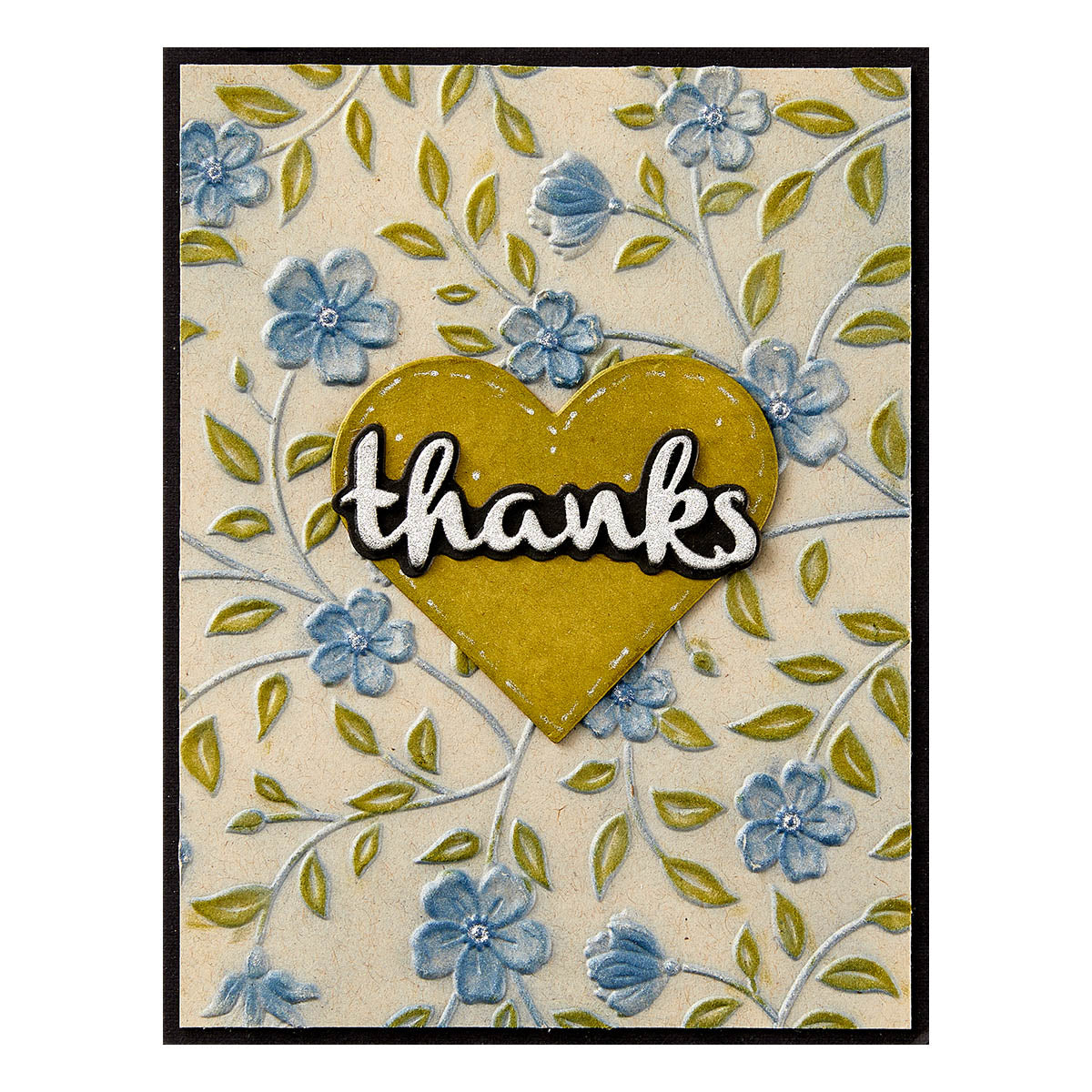 Spellbinders - Flowers & Foliage 3D Embossing Folder from the From the Garden Collection by Wendy Vecchi