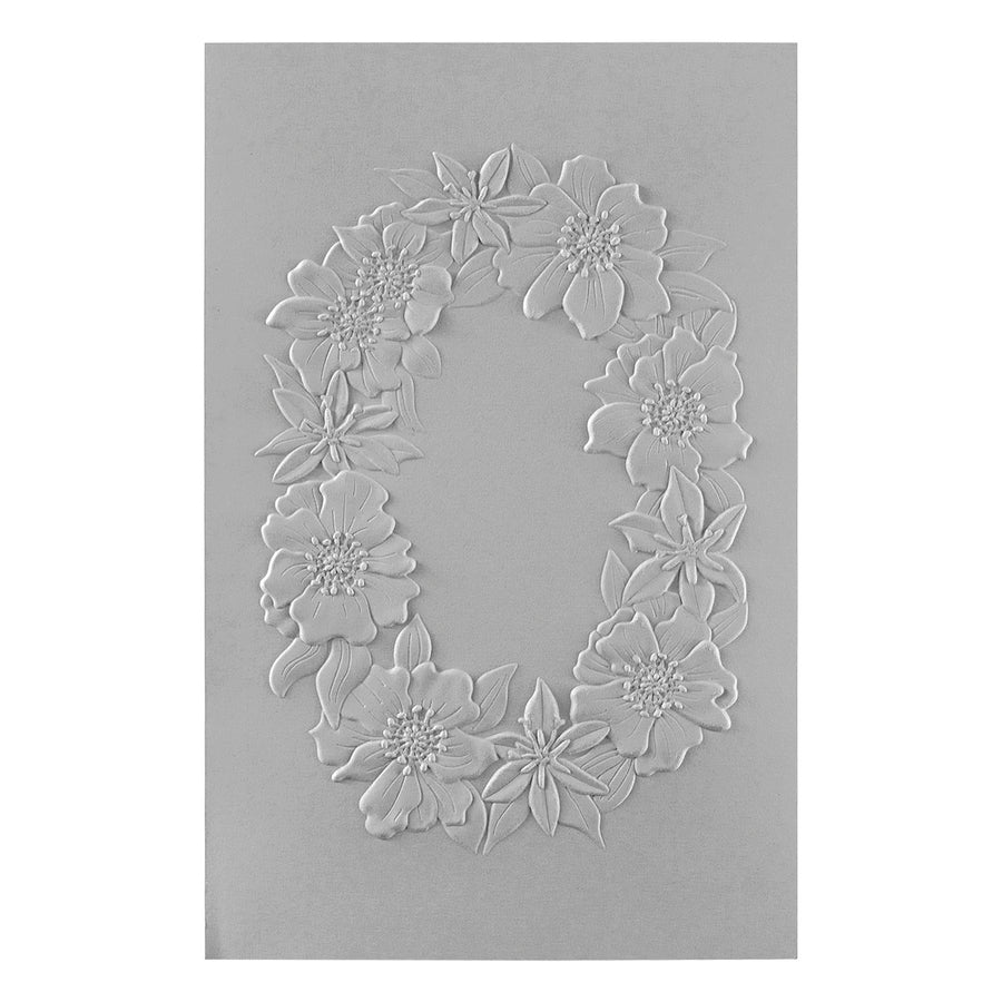 Spellbinders - Nature's Botanical Wreath 3D Embossing Folder from the Nature's Botanical Garden Collection by Susan Tierney-Cockburn