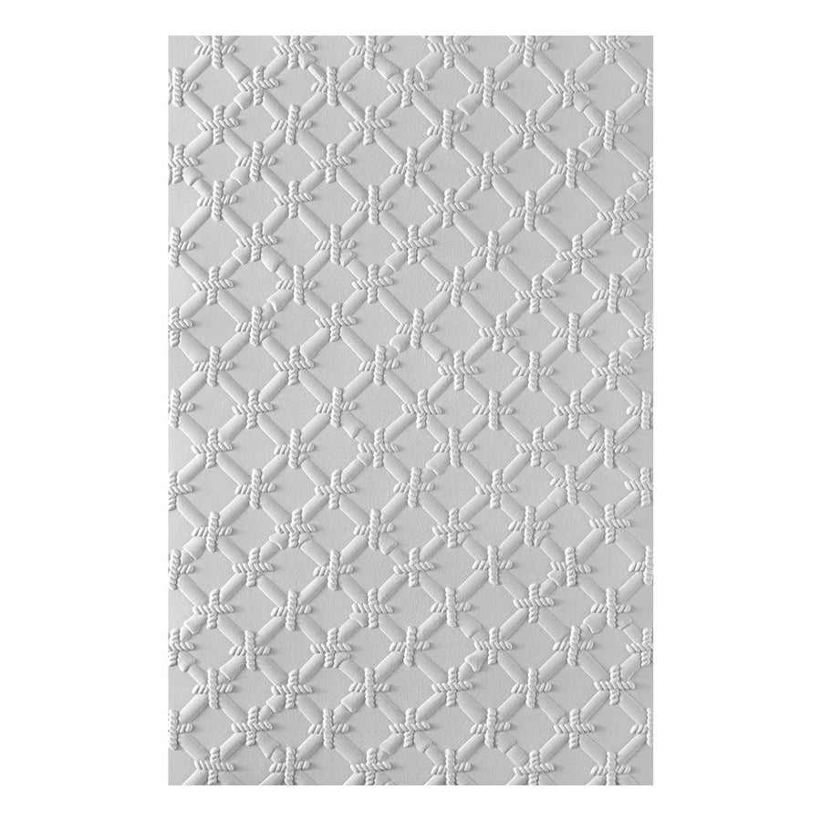 Spellbinders - Bamboo Screen 3D Embossing Folder from the Cheerful Chirps Collection