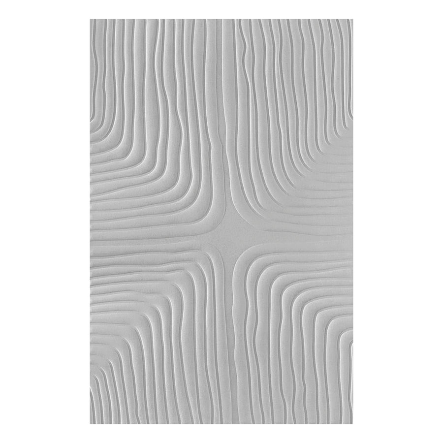 Spellbinders - Lined Corners 3D Embossing Folder from the Modern Botanicals Collection by Dina Wakley