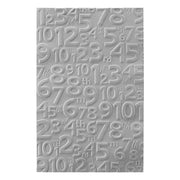 Spellbinders - Classic Pooh Birthday Numbers 3D Embossing Folder from the Say Cheese Classic Pooh Birthday Collection