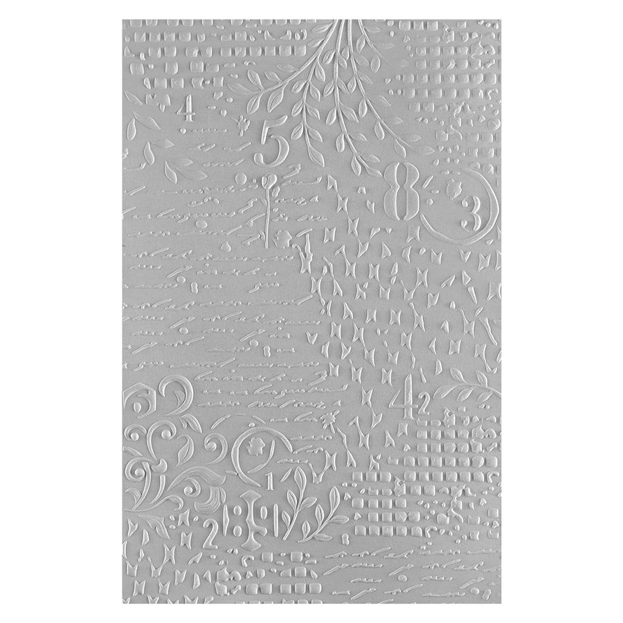 Spellbinders - Distress Mix 3D Embossing Folder from the Beautifully Imperfect Collection