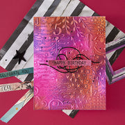 Spellbinders - Distress Mix 3D Embossing Folder from the Beautifully Imperfect Collection
