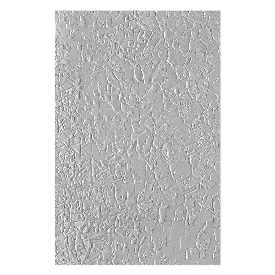 Spellbinders - Crackle Paint 3D Embossing Folder from the Beautifully Imperfect Collection