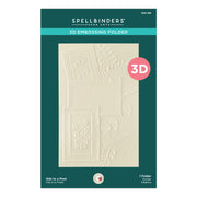 Spellbinders - Ode to a Poet 3D Embossing Folder by Susan Tierney-Cockburn