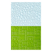 Spellbinders - Suds & Buds 3D Embossing Folder