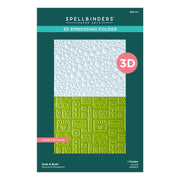 Spellbinders - Suds & Buds 3D Embossing Folder
