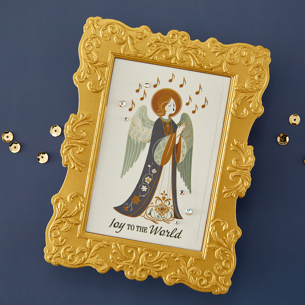 Spellbinders - Greenwich Market Frame 3D Emboss & Cut Folder