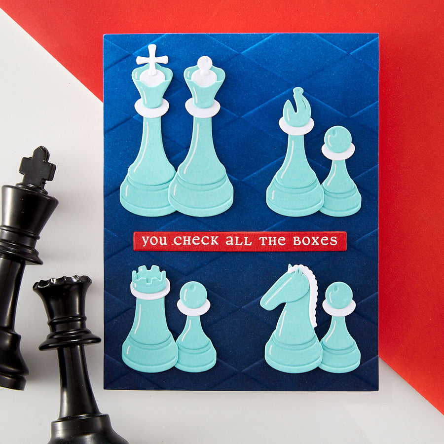 Spellbinders - Harlequin 3D Embossing Folder