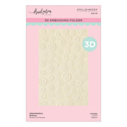 Spellbinders - Haberdashery Buttons 3D Embossing Folder by Frank Garcia