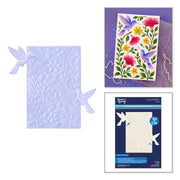 Spellbinders - Hummingbird Garden 3D Embossing Folder & Die Set by Simon Hurley