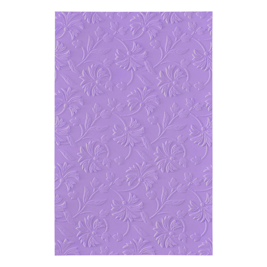 Spellbinders - Flowing Florals 3D Embossing Folder and Stencil Bundle by Simon Hurley