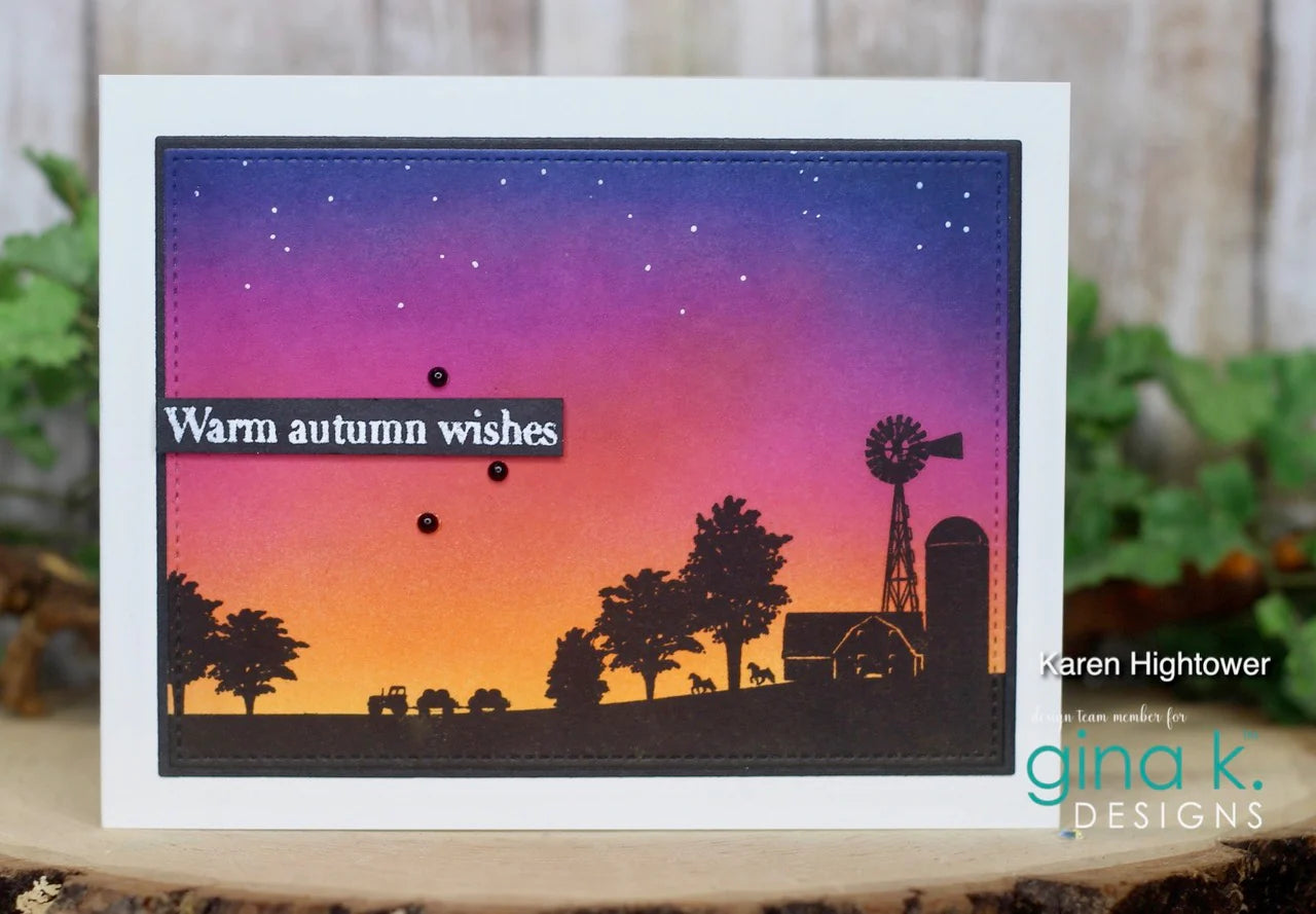 Gina K Designs - Harvest Silhouettes Stamps