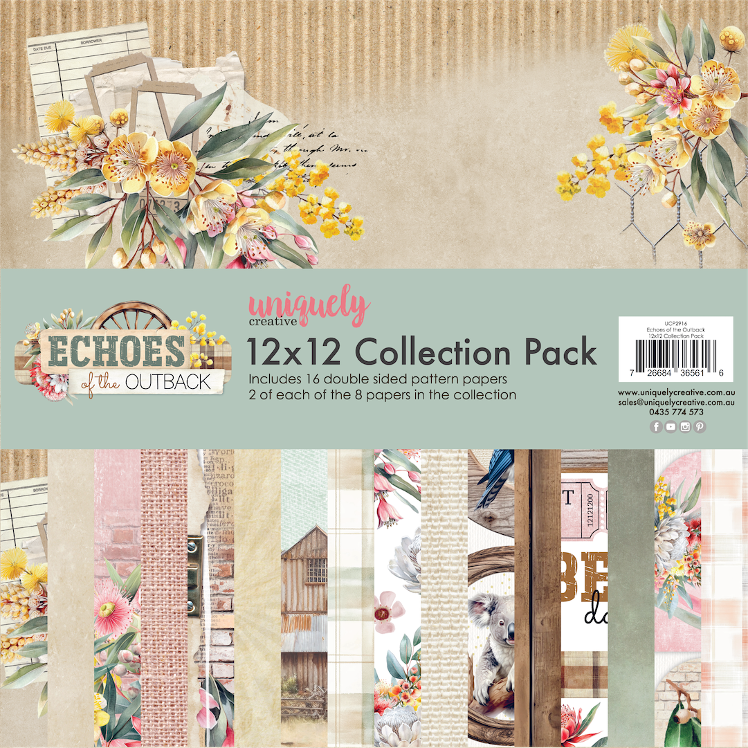 Uniquely Creative - 12" x 12" Echoes of the Outback Collection Pack