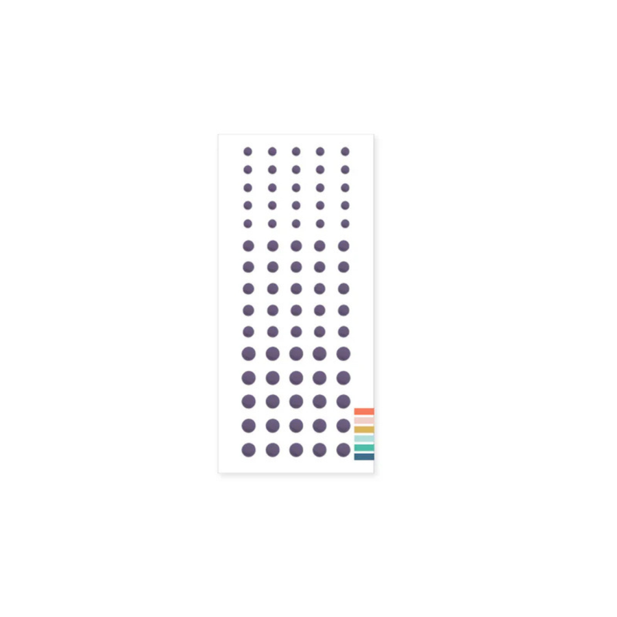 Concord & 9th - Eggplant Enamel Dots