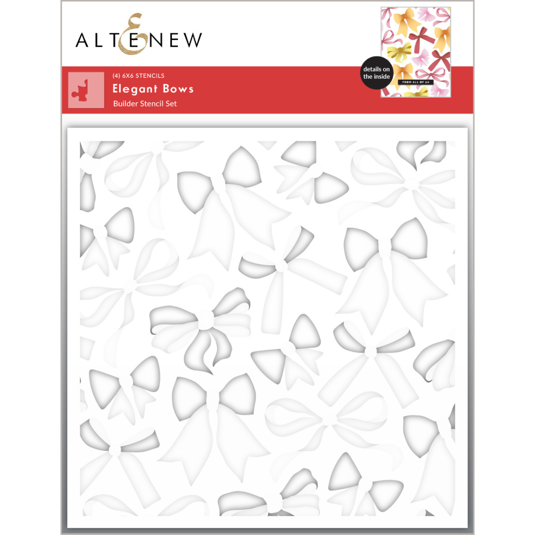 Altenew - Elegant Bows Builder Stencil Set (4 in 1)