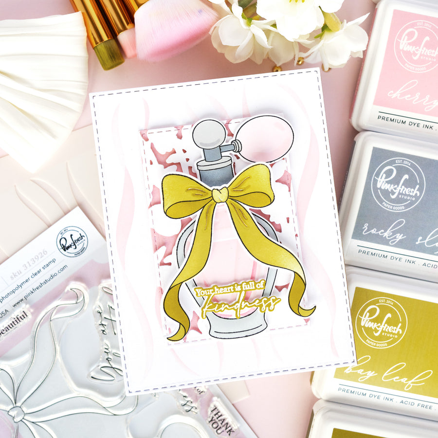 Pinkfresh Studio - Elegant Essence Stencils