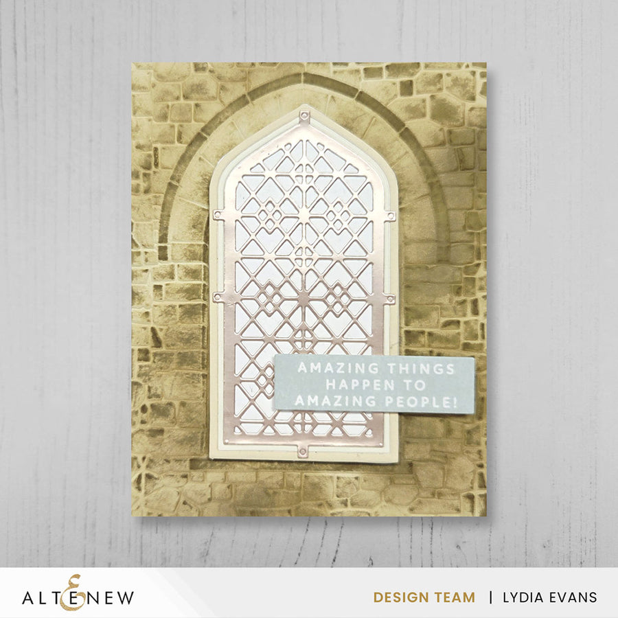 Altenew - Enchanted Castle Window 3D Embossing Folder